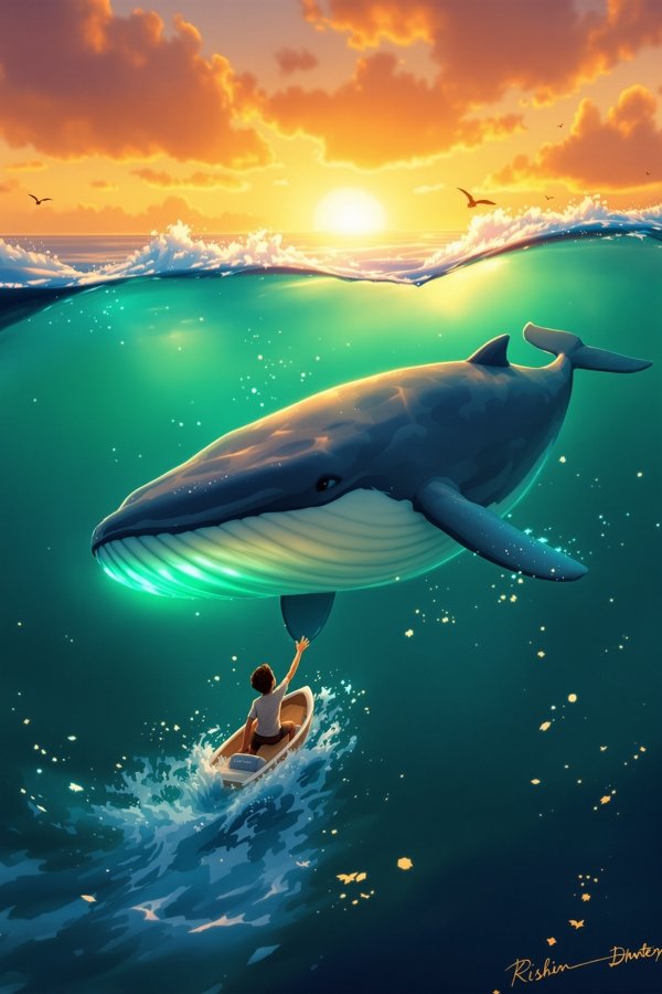 少年与鲸 电影海报